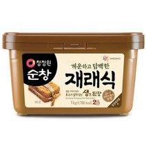 청정원 순창 개운하고 담백한 재래식 생된장 1kg