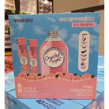 크리스탈라이트 핑크레몬에이드 3.68G x 40개입 + 알콜솜 1매