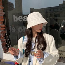 미리미터 봄 여름 대두 버킷햇 면 벙거지 챙넓은 모자