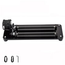 cnc조각기 커팅기 스테퍼 모터가 있는 로터리 롤러 레이저 조각기 키트 CNC 360 ° 사물 캔 컵용 DIY 밀링, 02 Roller