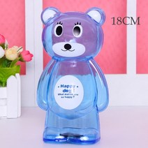 리틀 곰 돼지 저금통 투명 동전 지폐 절약 상자 귀여운 안전 금고 명절 선물 데스크탑 장식, [02] Color 218