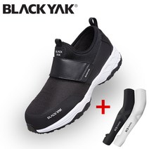 블랙야크 경량 슬립온 찍찍이 안전화 KCS 인증 제품 + K2 X벤더 손등형쿨토시