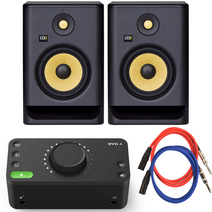 오디언트 EVO 4 x KRK Rokit 7 G4 블랙 스피커 패키지