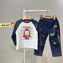 코코리따청주점 NC15 데님라이크 코코몽 티셔츠 CELA222C1