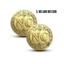 더블잇 YES NO동전 양면YES 양면NO 마술동전 기념주화, 3.No and NO