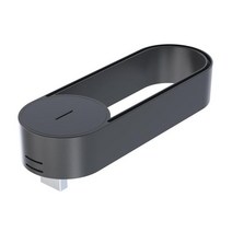 휴대용 자동차 공기 청정기 조용한 이오나이저 냄새를 위한 USB 충전기와 미니 애완 동물 냄새 연기, [02] Black