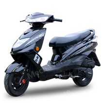 오토바이 스쿠터 125cc 브랜드 연료 여성 남성 연비 JH, 블랙