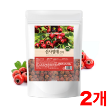 순수 100 % 국내산 프리미엄 산사 나무 열매 건재 말린것 열매차 국산 열메 먹는 법 방법 차 티 베타카로틴, 2개, 300 g