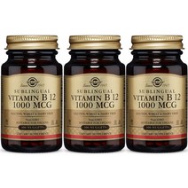 솔가 비타민 B12 1000mcg 너겟 비건, 100개입, 3개
