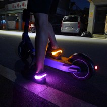 더플렉스 LED멀티클립 야간러닝 캠핑 스트링가드 라이딩 암밴드 라이트 LED 안전 후미등 신발클립 배달알바인기템, 오렌지