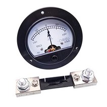 DC -100A ~ +100A Analog AMP Current Needle Panel Meter Ammeter and Shunt null, 1, DC -100A ~ +100A Analog AMP Cu