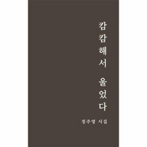 캄캄해서 울었다 정주영시집, 상품명