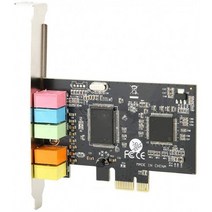 VT1723 Envy24D 멀티채널 사운드카드 CMI8738내장 사운드카드 PCIE PCIExpress 사운드카드(노이즈 밸런싱 취소기능포함)