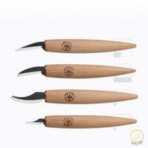 환도 공방 우드 조각도 키트 끌 목공 예술, 조각칼 4종 세트