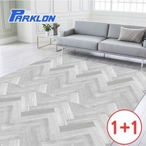 파크론 1+1 헤링본우드 우리가족 놀이방매트 200x140x1.0cm, 해피테라조2장, 해피테라조(2장)