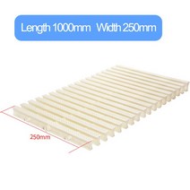 야외 수영장 배수 그릴 하수도 커버 격자용 접합 그리드 ABS 수지 재료 너비 20cm 및, 02 250 X24mm Length 1m