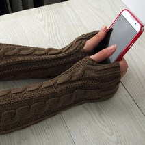 나elphm_도톰 롱꽈배기 암워머 AW-28 겨울용품 팔토시 패션잡화 소품 방한 장갑 핸드 털장갑 손토시♥humpday