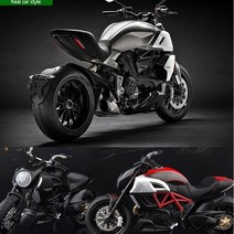 뜨거운 1:12 스케일 ducatis diavel 금속 모델 빛과 소리 다이 캐스트 풀백 오토바이 차량 합금 장난감 컬렉션, 빨간색