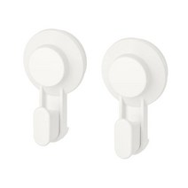 TISKEN 티스켄 흡착식후크 화이트 2개입 503.812.76 이케아 35273EA, 본상품선택