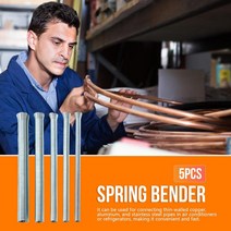 절곡기 스프링 튜브 벤더 텐션 에어컨 구리 유연한 타입 세트 5 개, 한개옵션0