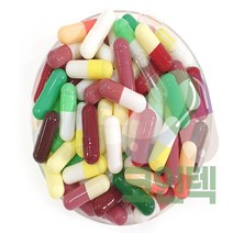 코인텍 공캡슐 100개 용량선택100mg~500mg, 1팩, 녹색-백색500mg