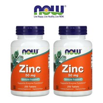 [1+1] Now Foods 나우 푸드 아연 50mg 250정 Zinc 징크