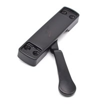 루버창손잡이 창문 여닫이 잠금장치 프로젝트 손잡이 루버창 창호 샤시 샷시 루바핸들 터닝도어, 화이트색 왼쪽 핸들, 단일사이즈