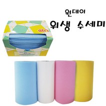 석기스토어 [ 원데이 수세미 ] 위생적이고 깔끔한 뽑아쓰는 수세미 대용량 롤수세미, 뽑아쓰는 수세미 1팩 (30매), 옐로우