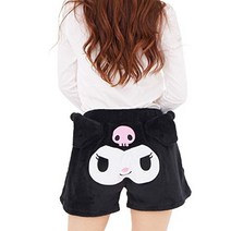 [정품] 마이멜로디 산리오 쿠로미 sazac 푹신한 반바지 kuromi M-L 사이즈