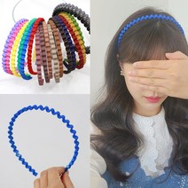 고탄력 편안한 19컬러 남녀공용 여성 남성 커플 잔머리 운동 세수 얇은 머리띠 헤어