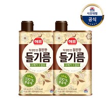 해표 딱 한번 짠 참진한 들기름, 2개