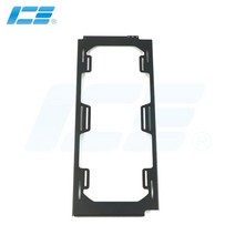 쿨러 icemancooler ssupd meshliciou 섀시 더블 라디에이터 마운트, 검은색
