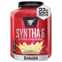 BSN SYNTHA-6 Whey Protein Powder Banana 비에스앤 신타 6 웨이 프로틴 파우더 바나나 5 LB (2.27kg)