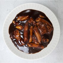 쿡생 딱좋은 1인분 짜장떡볶이 310g 밀키트 간식 야식 분식 업소용 프랜차이즈떡볶이