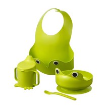 이케아 MATA 마타 유아 그릇 턱받이 컵 식기 4종