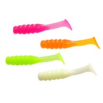 [낚시장터]-[잇베이트] 팔팔이쉐드 2인치 풀치킬러 55mm (20개입) 바다용 풀치웜 갈치웜 우럭, 636G 그린