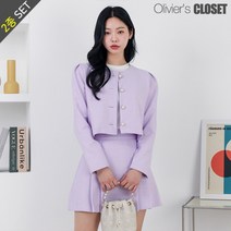 [올리비에클로짓(OLIVIERs CLOSET)] [올리비에스클로젯] 퍼프소매 자켓 주름스커
