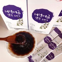더덕머금 맑은 도라지청 30포 450g 국산 도라지즙 생강청 환절기 유기농 수제청 조청 감기에좋은차, 1세트 30포