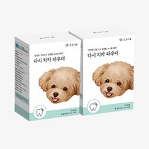 코코다움 다시 치카 파우더 강아지 구강 치주염 치석 입냄새 영양제, 2박스