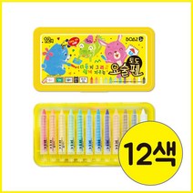 5myshop_보아스린 12색 토도 마커 만능 크레파스 연필 미니 크레용 12 어린이 날선물 손에안묻는 조카_5myshop, 이상품선택!!, 무옵션상품임!!