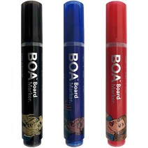 보아 생잉크 보드마카, 검정, 12개입