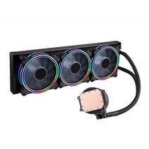 [DCONE]김하전 한빙 360G 수냉 라디에이터 컴퓨터 데스크탑 cpu 일체형 수냉 세트 라디에이터, 블랙