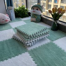 뽀글이 바닥 쿠션매트 유아 놀이방 거실 매트 퍼즐매트 10p, 30x30x0.8cm, 6