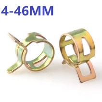 조인트 클램프 10 pcs4mm-37mm 연료 스프링 클립 진공 실리콘 호스 클램프 자동차 오일 워터 파이프, 09 9mm 10pcs