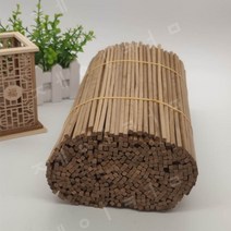 대나무 우드스틱 건축모형 만들기 할머니 할아버지 치매예방 취미 30cm DIY미니어처재료, 진한 우드색 500개