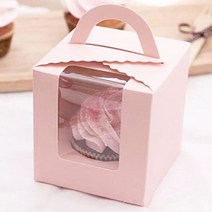 발렌타인데이 선물포장상자 투명창 핑크 종이상자 10개 어린이집 유치원 답례품 선물 쿠키상자 종이포장상자, 1세트, 발렌타인데이 선물포장 투명창 핑크 종이상자 10개