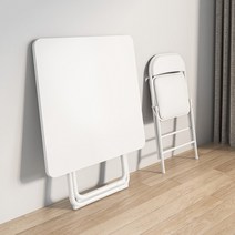 야외테이블 플라스틱 접이식 포장마차 편의점 조립식, 60cm 시크 블랙 마블 라운드