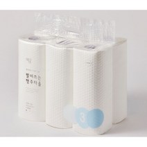 백올 빨아쓰는 행주타올 두께레벨 3단계 빨아쓰는/행주용타올 50매, 6롤