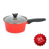 키친아트 IH인덕션 주물 세라믹냄비 편수18cm, 단품, 단품