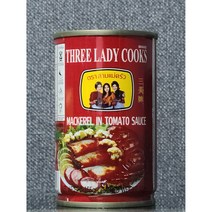 [루츠팜]태국 고등어 통조림 155gX10개 마케럴 인 토마토소스 사딘 쓰리레이디, 155g, 10개